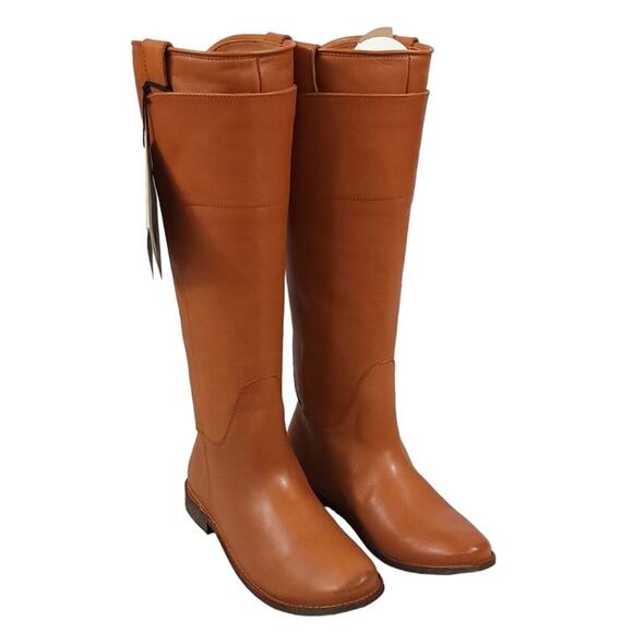 Frye Paige Tall Leather Riding Boots Classic Equestrian Knee-High Cowgirl - Picture 2 of 15
